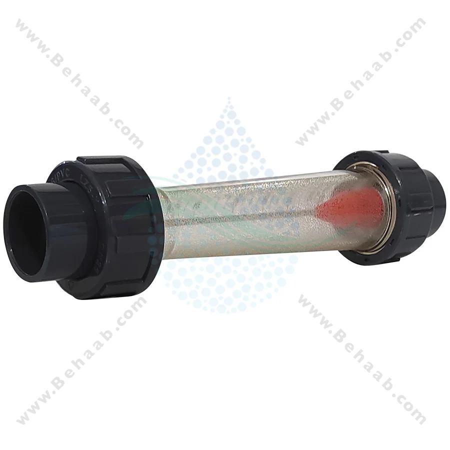 فلومتر خطی استریم 2500Lh مدل LZS-25 - 250-2500L/H Plastic Tube Type Liquid Water Rotameter LZS-25 Flow Meter
