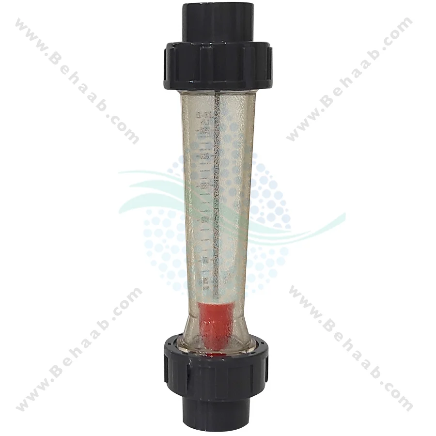 فلومتر خطی استریم 2500Lh مدل LZS-25 - 250-2500L/H Plastic Tube Type Liquid Water Rotameter LZS-25 Flow Meter