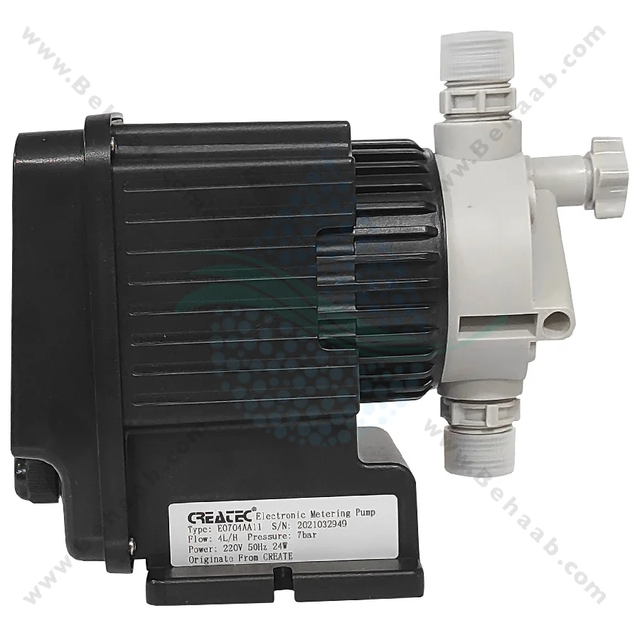 دوزینگ پمپ کریتک Createc مدل E0704 - Dosing Pump 4 LPH 7 Bar Createc E0704