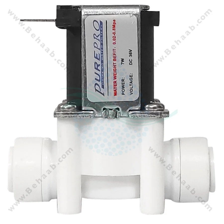 شیر برقی تصفیه آب نیمه صنعتی پیور پرو - Ro Solenoid Valve 36V DC PUREPRO