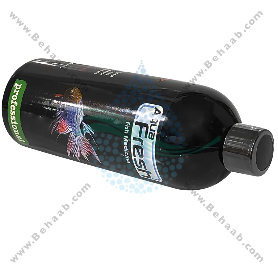 محلول ضد دم خوره و پوسیدگی باله آکواریوم Aqua Fresh - Fin and Tail Rot Medication For Aquarium Fish Aqua Fresh