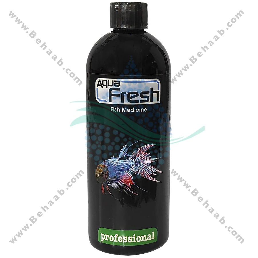 محلول ضد دم خوره و پوسیدگی باله آکواریوم Aqua Fresh - Fin and Tail Rot Medication For Aquarium Fish Aqua Fresh