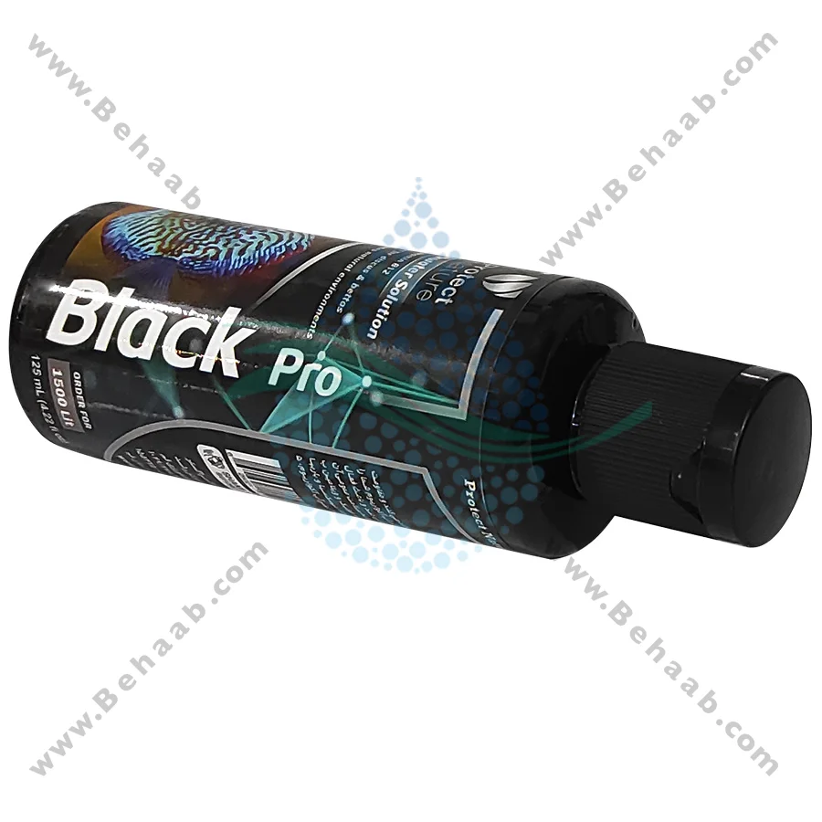 محلول شبیه ساز آب آکواریوم پروتکت نیچر مدل بلک پرو - Black Water Simulation Protect Nature Black Pro
