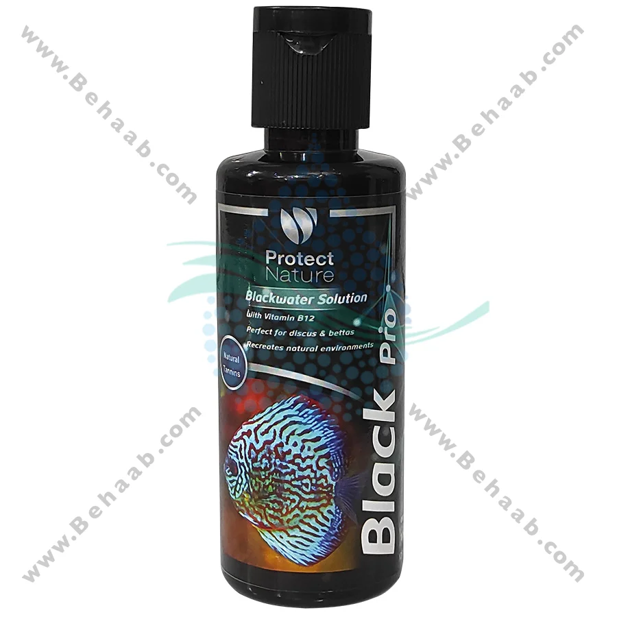 محلول شبیه ساز آب آکواریوم پروتکت نیچر مدل بلک پرو - Black Water Simulation Protect Nature Black Pro
