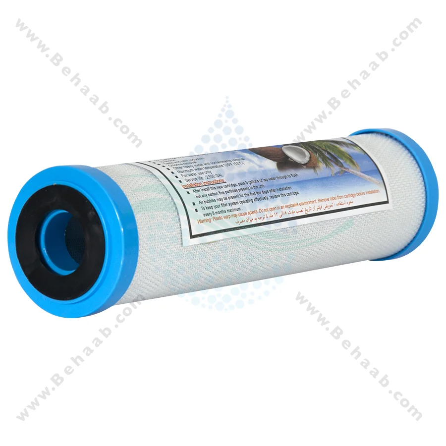 پک 3 عددی فیلتر تصفیه آب سی سی کا ایرانی - 3 Stage 10 inch Water Filter Cartridge PP UDF CTO CCK