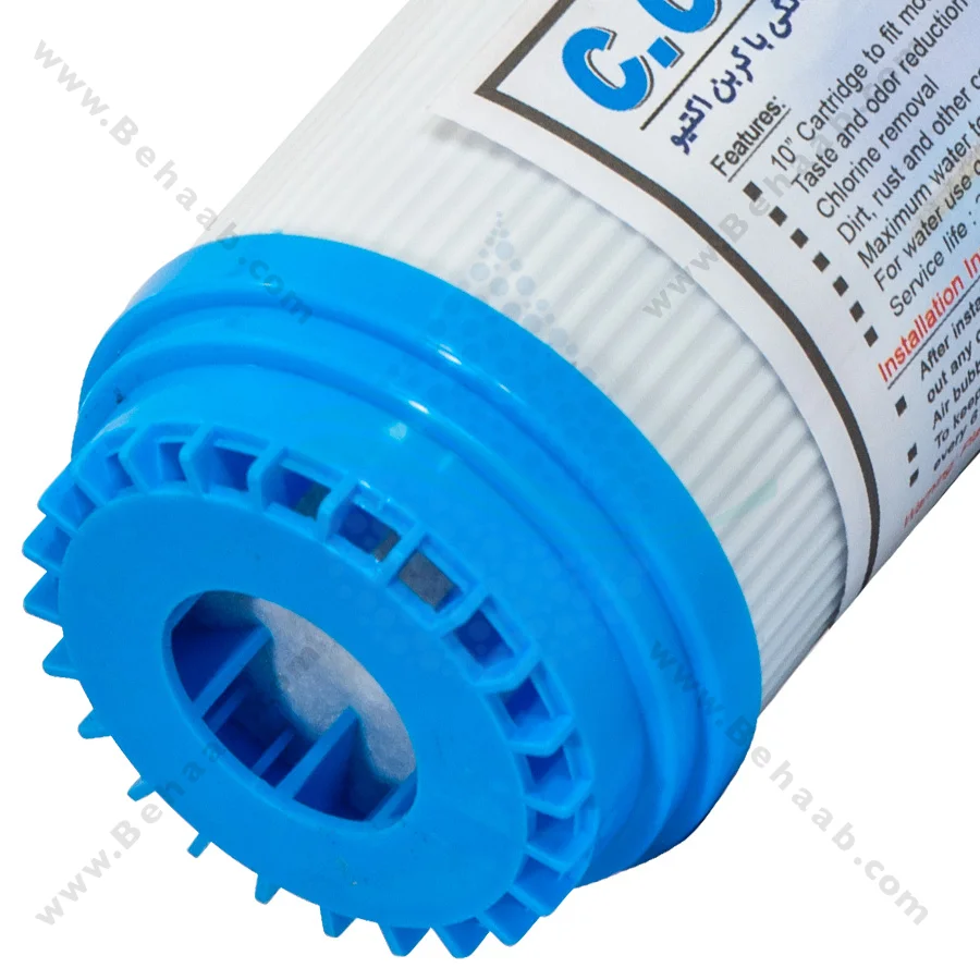 پک 3 عددی فیلتر تصفیه آب سی سی کا ایرانی - 3 Stage 10 inch Water Filter Cartridge PP UDF CTO CCK
