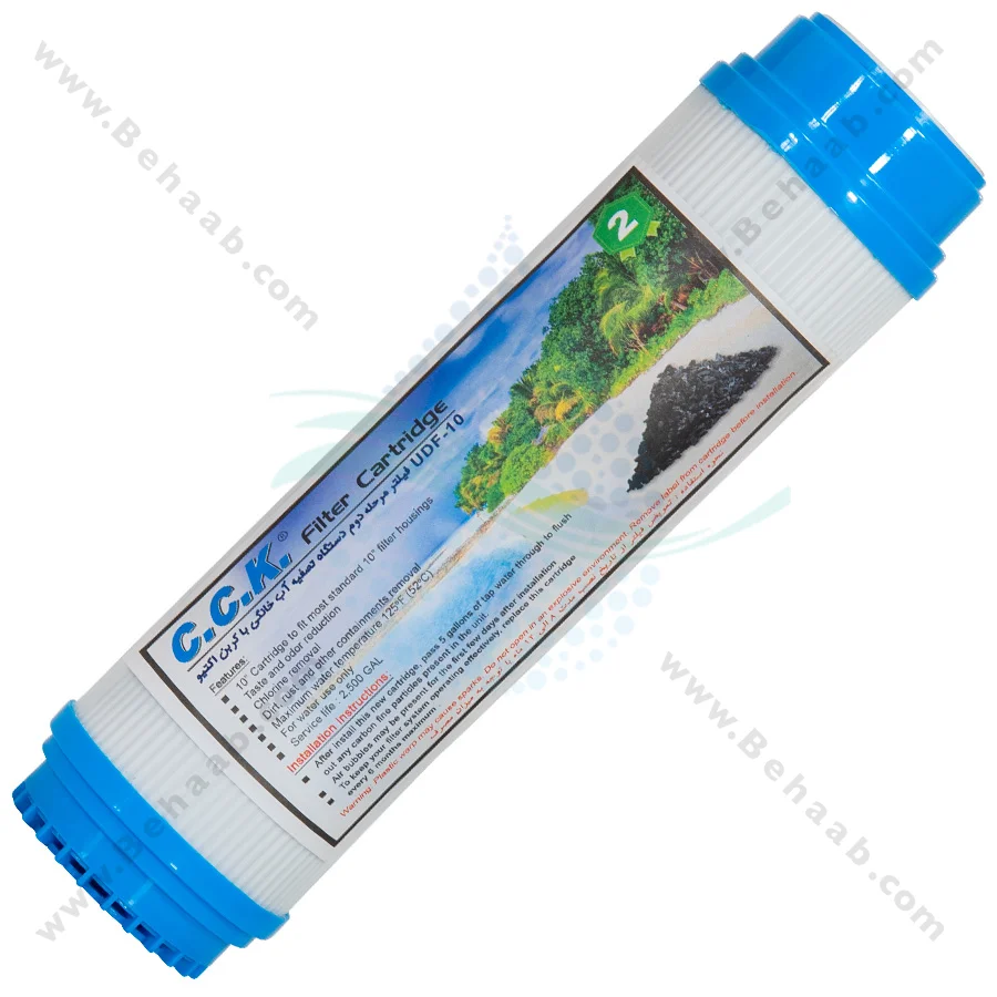 پک 3 عددی فیلتر تصفیه آب سی سی کا ایرانی - 3 Stage 10 inch Water Filter Cartridge PP UDF CTO CCK