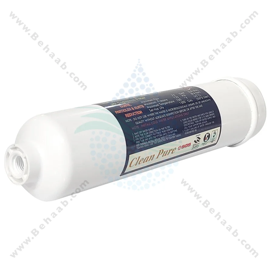 پک 3 عددی فیلتر اینلاین تصفیه آب کلین پیور T33 ایرانی - Water Filters Set PP Sediment GAC CTO Inline Clean Pure
