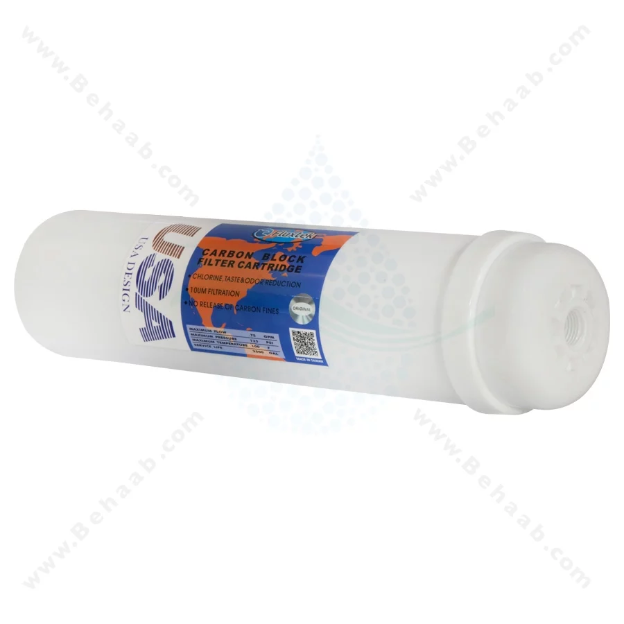 پک 3 عددی فیلتر تصفیه آب اینلاین فلاکستک - 3-Stage Inline Water Filter Replacement PP UDF CTO