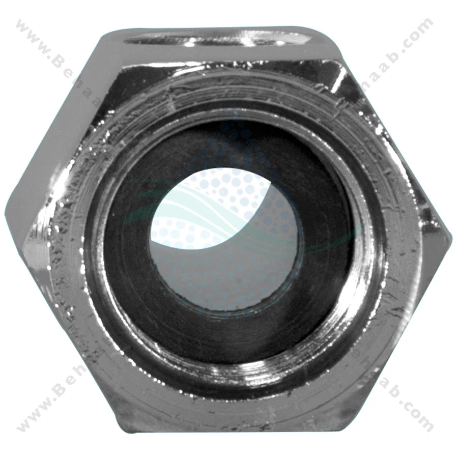 سه راه ورودی استیل تصفیه آب 3/8 پایه بلند - Steel Inlet Valve Connector Ro Water Purifier 3/8 inch