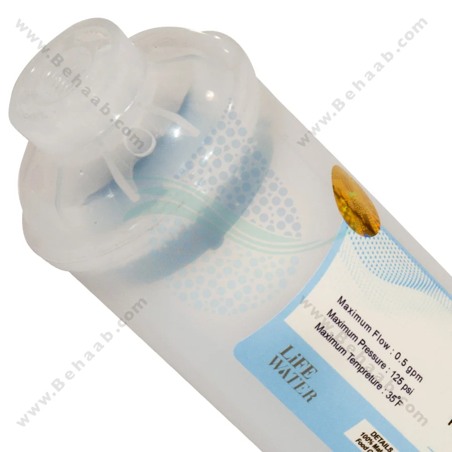 فیلتر بیرونی یخچال الیافی 5 میکرون لایف واتر - Life Water Exterior Refrigerator Water Filter 5 Micron PP Sediment