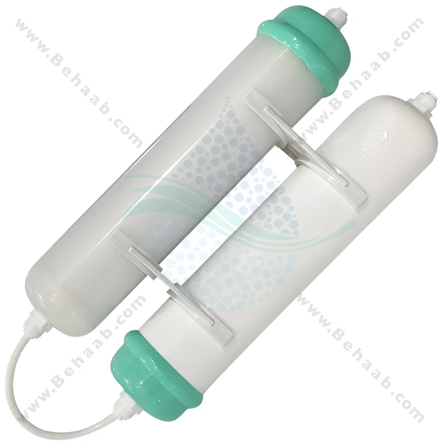 فیلتر بیرونی یخچال 2 مرحله الیاف و کربن لاکچری - 2 Stage Exterior Refrigerator Water Filter PP and GAC Luxury