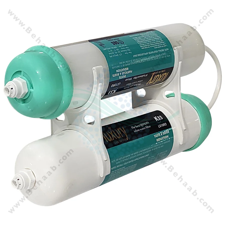فیلتر بیرونی یخچال 2 مرحله الیاف و کربن لاکچری - 2 Stage Exterior Refrigerator Water Filter PP and GAC Luxury