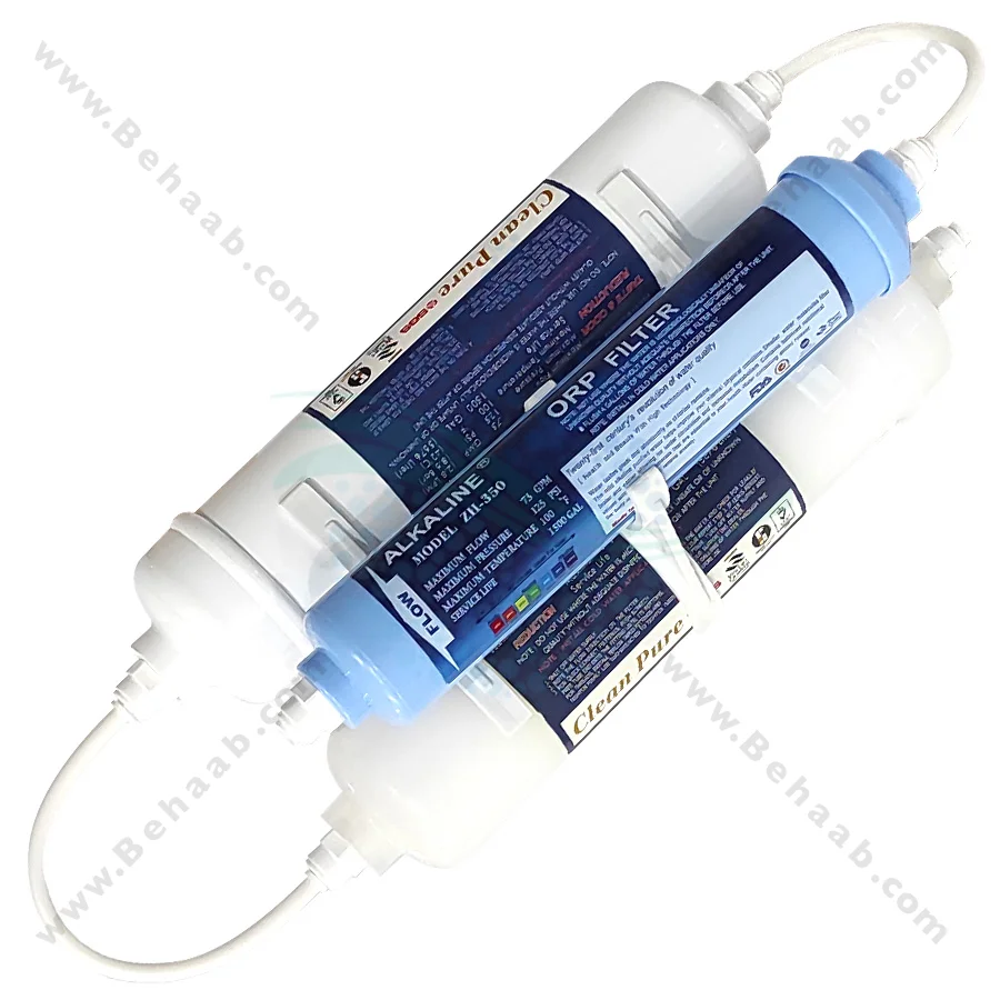 فیلتر بیرونی یخچال 3 مرحله الیاف، کربن و قلیایی کلین پیور - 3 Stage Exterior Refrigerator Water Filter PP and GAC and Alkaline Clean Pure