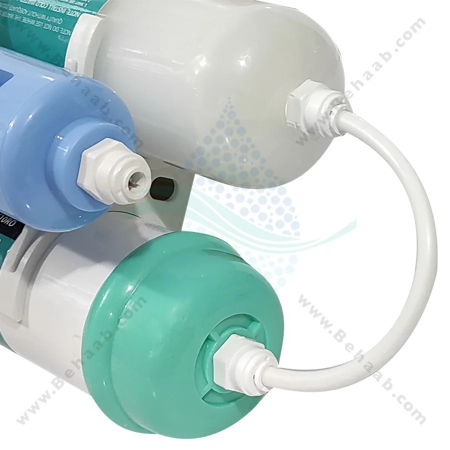 فیلتر بیرونی یخچال 3 مرحله الیاف، کربن و قلیایی لاکچری - 3 Stage Exterior Refrigerator Water Filter PP and GAC and Alkaline Luxury