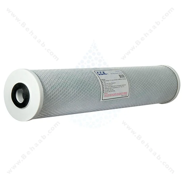 فیلتر کربن بلاک 20 اینچ جامبو CCK اورجینال مدل CBC-20BB-10 - Carbon Block Cartridge 20inch Jumbo_CCK