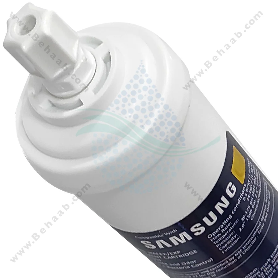 فیلتر بیرونی یخچال الیافی 5 میکرون سامسونگ مدل HAFEX/EXP - Samsung HAFEX/EXP Refrigerator External Water Filter 5 Micron PP Sediment