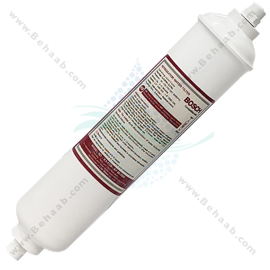 فیلتر بیرونی یخچال بوش 2500 گالن مدل K3-TCR-AP - Bosch K3-TCR-AP Exterior Refrigerator Water Filter Granular Activated Carbon GAC 2500 Gallon