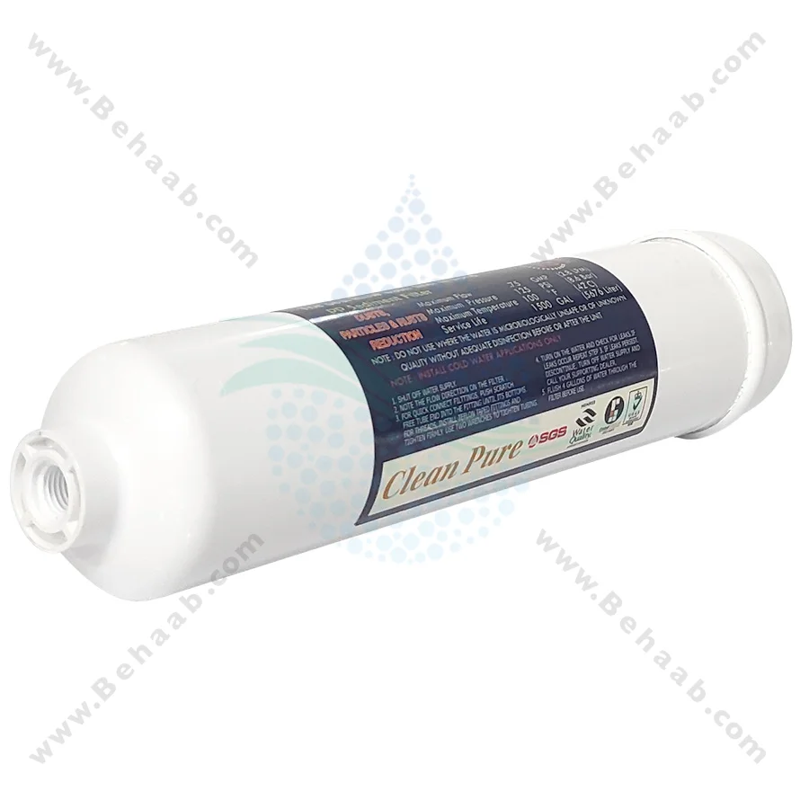 فیلتر محافظ ممبران کلین پیور - 1 Micron Inline Sediment Filter Clean Pure to Protect Reverse Osmosis Membrane