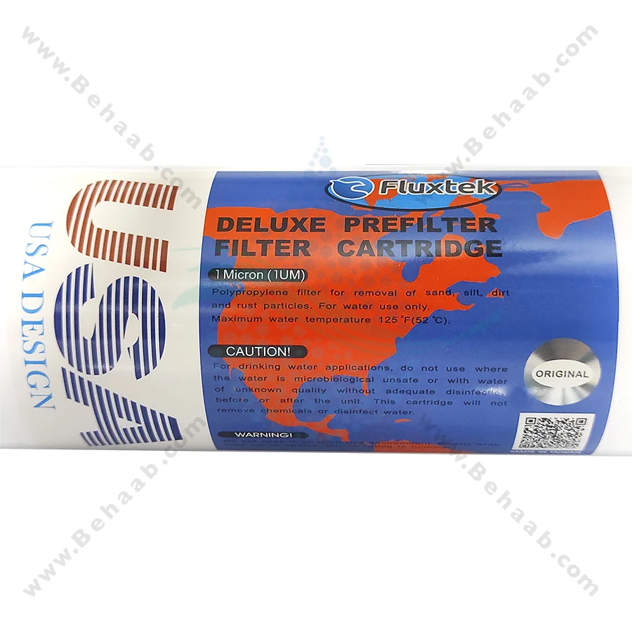 فیلتر محافظ ممبران فلاکستک - 1 Micron Inline Sediment Filter Fluxtek to Protect Reverse Osmosis Membrane