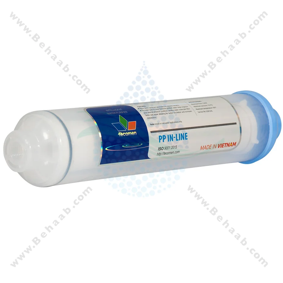 فیلتر محافظ ممبران تکومن - 1 Micron Inline Sediment Filter Tecomen to Protect Reverse Osmosis Membrane