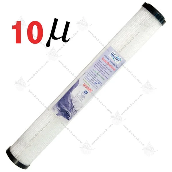 فیلتر قابل شستشو 20 اینچ اسلیم 10 میکرون-واتر سیف - Industrial Polyester Pleated Sediment Removal Filter 20inch Slim 10micron WaterSafe