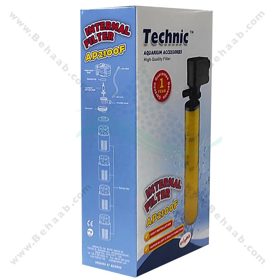 فیلتر داخلی آکواریوم تکنیک مدل AP2100F - Aquarium Internal Filter Technic AP2100F