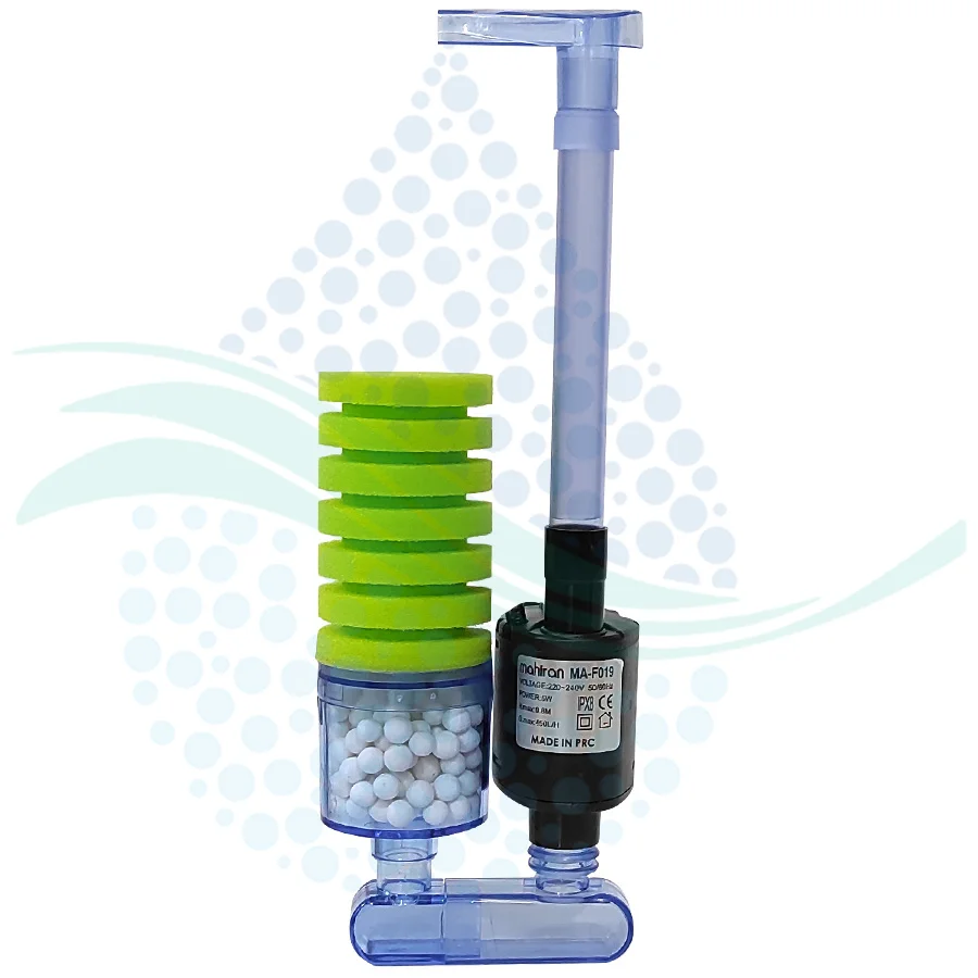 فیلتر اسفنجی الکتریکی آکواریوم مدل MA-F019 - Aquarium Electric Power Sponge Filter MA-F019