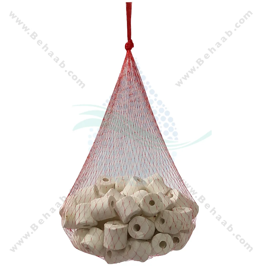 سرامیک آکواریوم جنکا مدل CR-500 وزن 500 گرم - Jeneca CR-500 Bio Ceramic Rings Aquarium Filter Media
