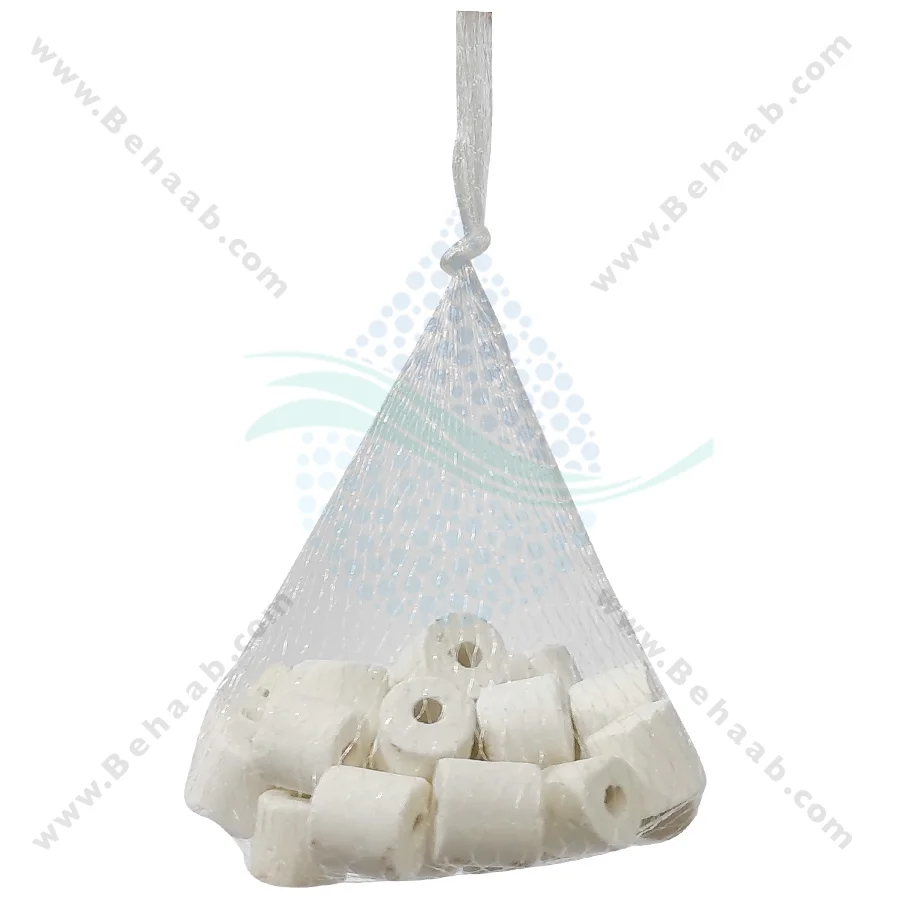 سرامیک آکواریوم جنکا مدل CR-250 وزن 250 گرم - Jeneca CR-250 Bio Ceramic Rings Aquarium Filter Media