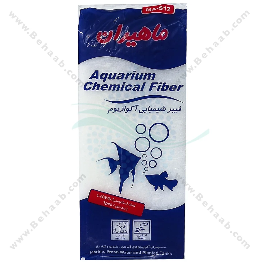 فیبر شیمیایی آکواریوم ماهیران مدل MA-S12 - Aquarium Biochemical Cotton Fiber Filter Sponge MA-S12