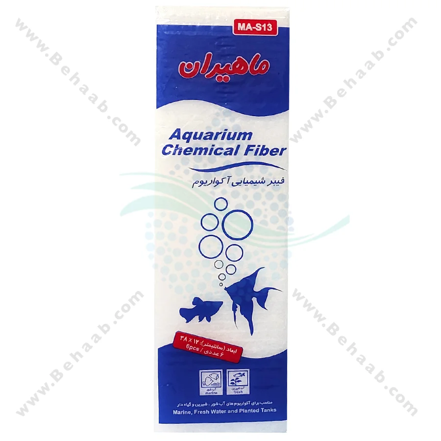 فیبر شیمیایی آکواریوم ماهیران مدل MA-S13 - Aquarium Biochemical Cotton Fiber Filter Sponge MA-S13