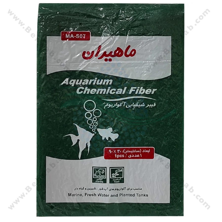 فیبر شیمیایی آکواریوم ماهیران مدل MA-S07 - Aquarium Biochemical Cotton Fiber Filter Sponge MA-S07