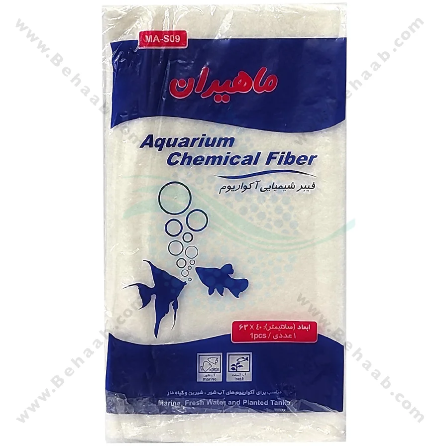 فیبر شیمیایی آکواریوم ماهیران مدل MA-S09 - Aquarium Biochemical Cotton Fiber Filter Sponge MA-S09