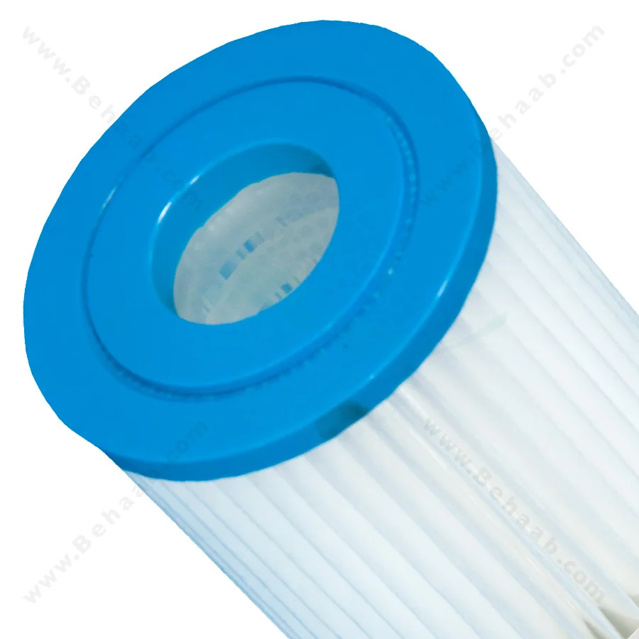 فیلتر پلی استر 10 اینچ 1 میکرون Flame - Flame Polyester Pleated Sediment Water Filter Washable and Reusable 2.5" X 10" 1 Micron