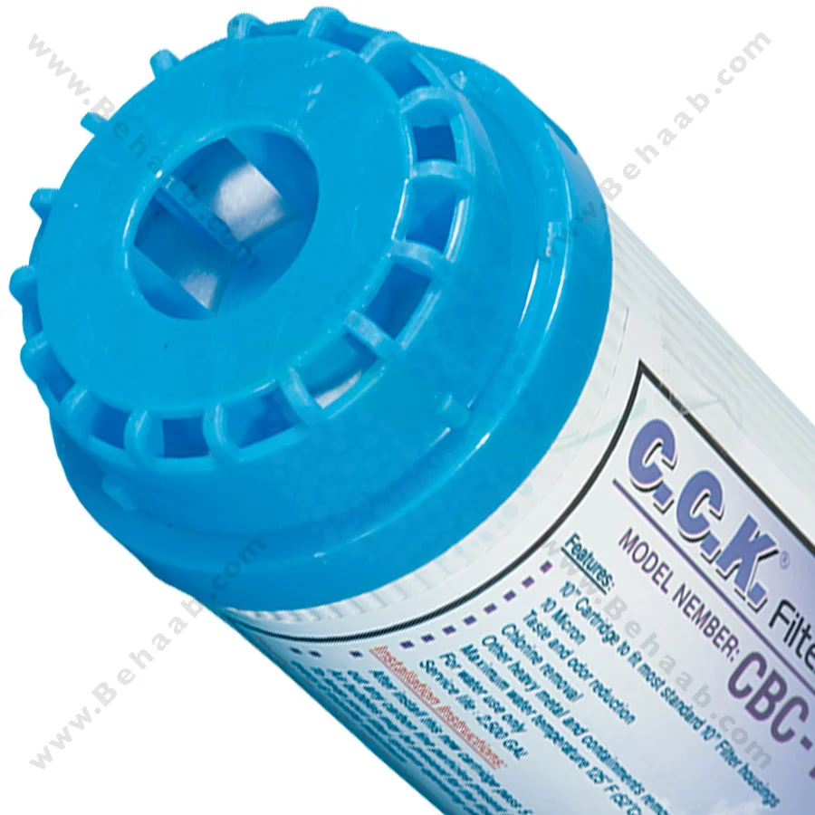فیلتر کربن پودری سی سی کا ایرانی مدل CBC-10-10 - 10inch Granular Activated Carbon GAC Water Filter Cartridge CCK CBC-10-10
