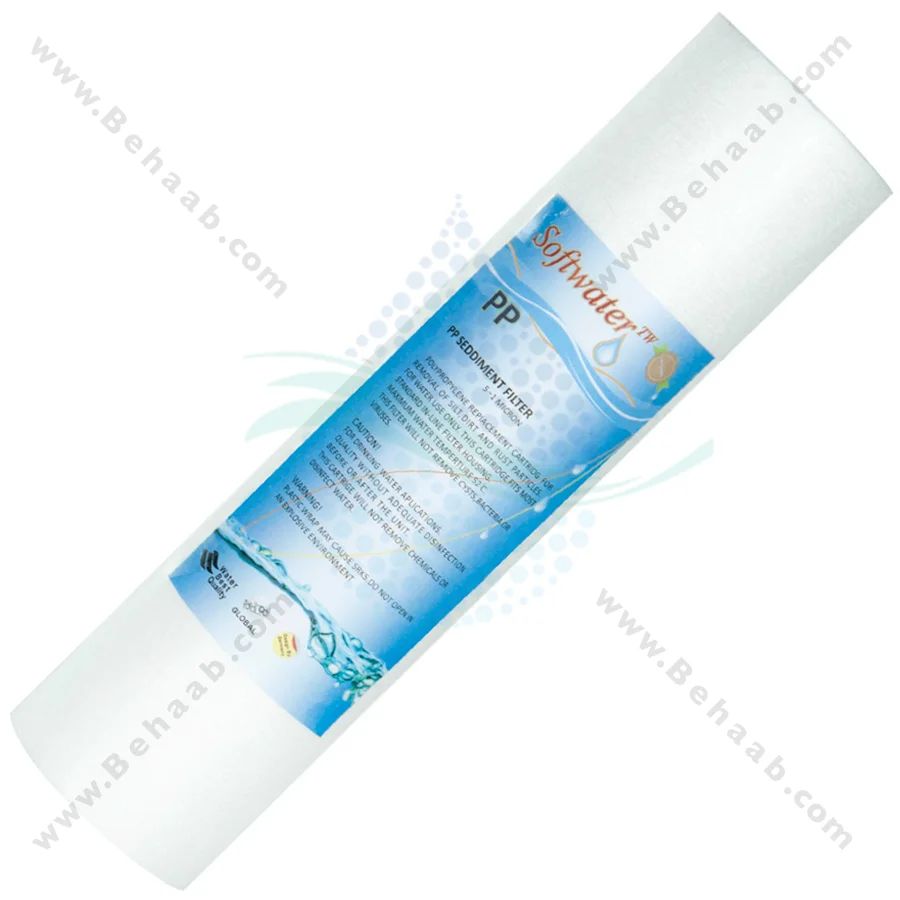 فیلتر الیافی سافت واتر 5 میکرون - 10inch 5 Micron Sediment Water Filter Cartridge SoftWater