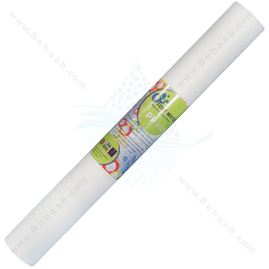فیلتر الیافی 20 اینچ اسلیم سافت واتر 5 میکرون - 20 inch PP Sediment Water Filter Cartridge 5 Micron Soft Water