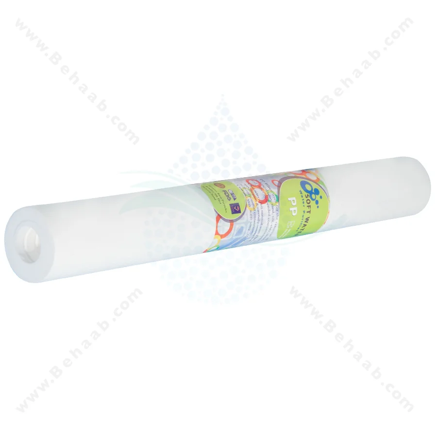 فیلتر الیافی 20 اینچ اسلیم سافت واتر 5 میکرون - 20 inch PP Sediment Water Filter Cartridge 5 Micron Soft Water
