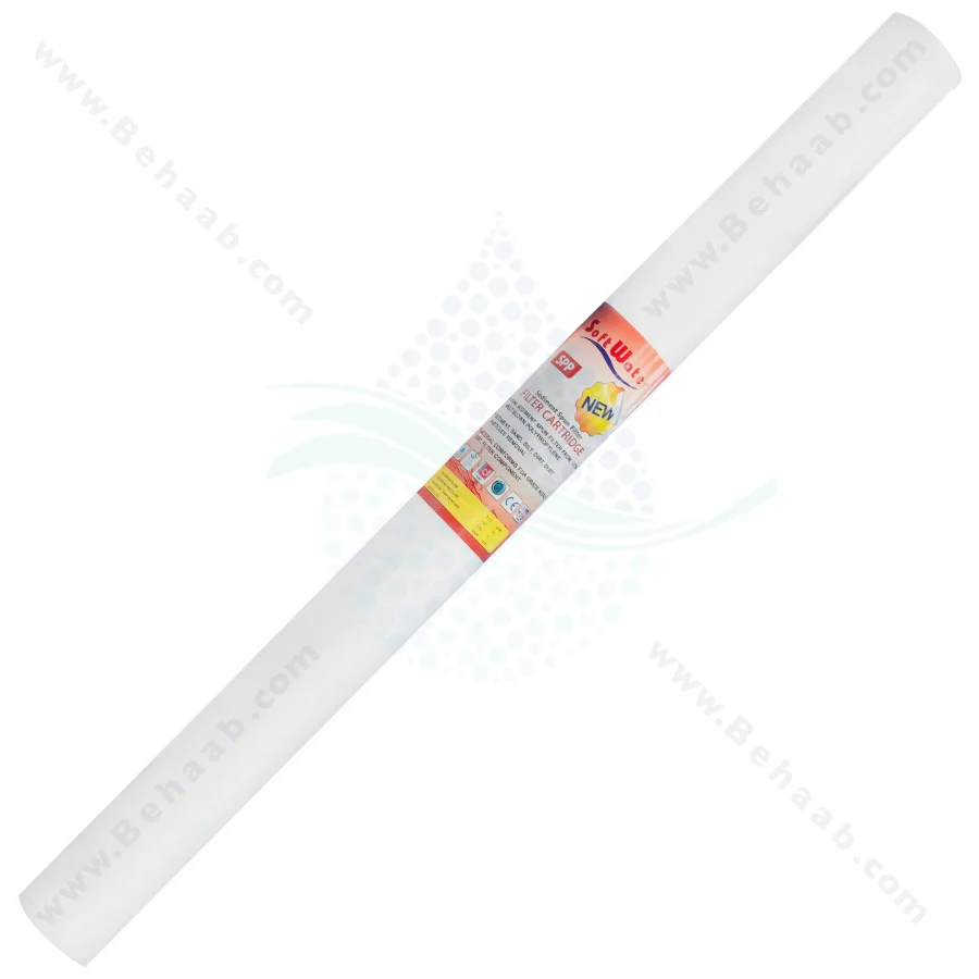 فیلتر الیافی 30 اینچ اسلیم 5 میکرون سافت واتر - 30inch PP Sediment Water Filter Cartridge 5 Micron Soft Water