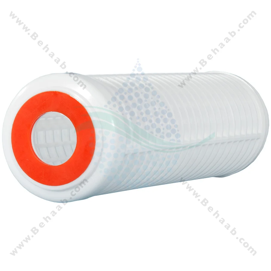 فیلتر توری پلاستیکی 10 اینچ 50 میکرون اورینگ دار - 10 inch Plastic 50 Micron Washable Net Filter Cartridge