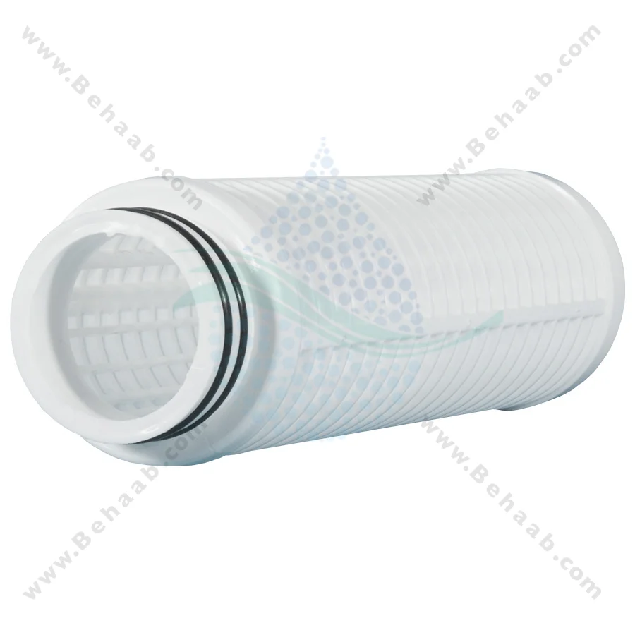 فیلتر توری پلاستیکی 10 اینچ 50 میکرون اورینگ دار - 10 inch Plastic 50 Micron Washable Net Filter Cartridge