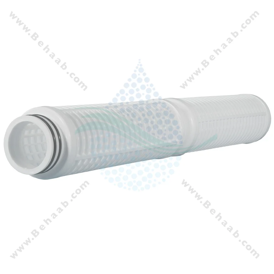 فیلتر توری پلاستیکی 20 اینچ اسلیم 50 میکرون اورینگ دار - 20inch Plastic 50 Micron Washable Net Filter Cartridge