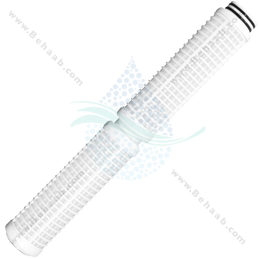 فیلتر توری پلاستیکی 20 اینچ اسلیم 50 میکرون اورینگ دار - 20inch Plastic 50 Micron Washable Net Filter Cartridge