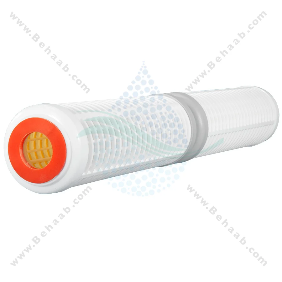 فیلتر توری پلاستیکی 20 اینچ اسلیم 25 میکرون - 20 inch Plastic 25 Micron Washable Net Filter Cartridge