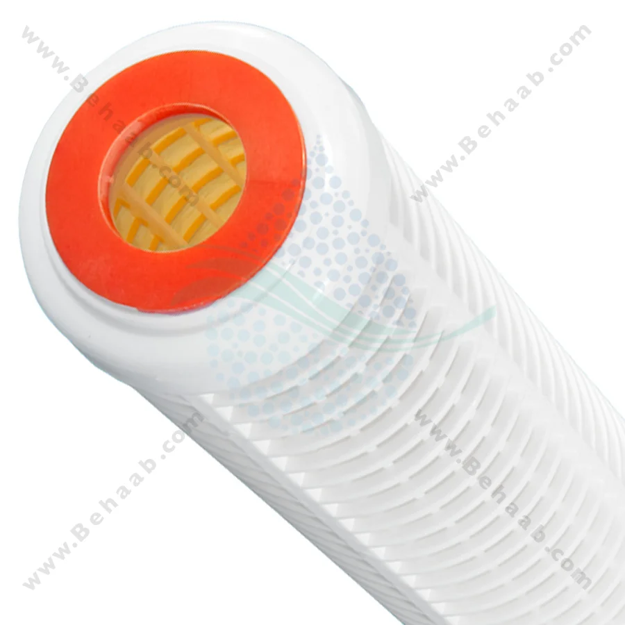 فیلتر توری پلاستیکی 20 اینچ اسلیم 25 میکرون - 20 inch Plastic 25 Micron Washable Net Filter Cartridge