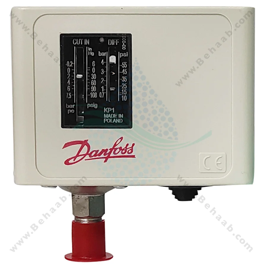 پرشر سوئیچ دانفوس مدل KP1 - Pressure Control Low Pressure Danfoss KP1 060-110166