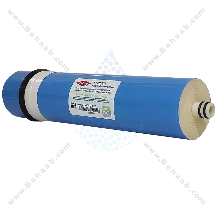 فیلتر ممبران 400 گالن فیلمتک مدل BW-3013-400G - Dow Filmtec BW-3013-400 GPD Reverse Osmosis Membrane