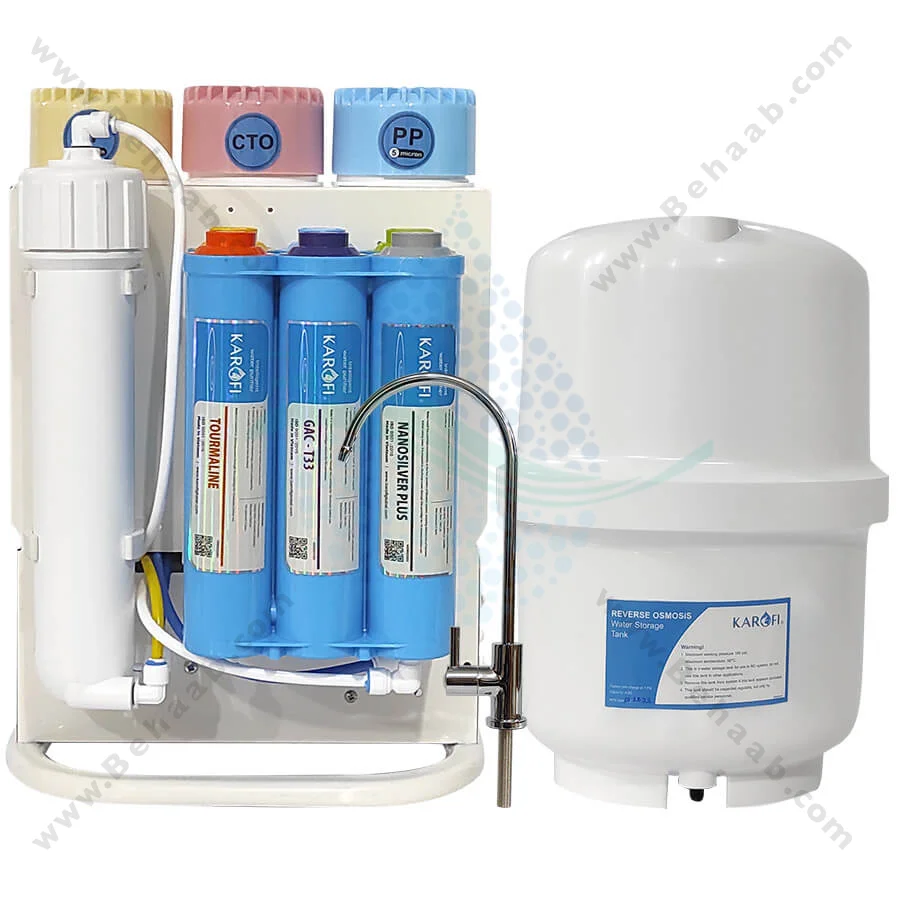 دستگاه تصفیه آب کاروفی مدل KAQ-U05 - KAROFI KAQ-U05 10Stages Reverse Osmosis Water Purification System