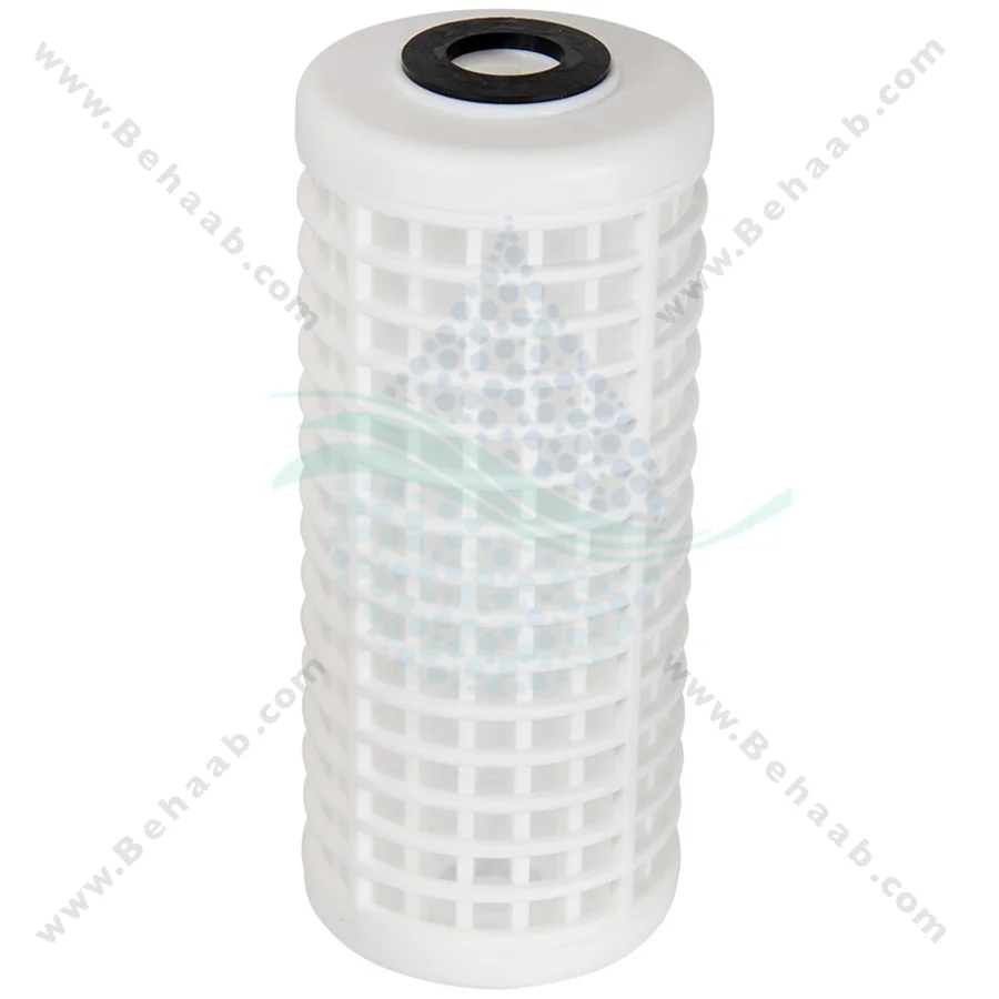 فیلتر توری پلاستیکی 10 اینچ جامبو 50 میکرون سوفیلتر - 10 inch Jumbo Plastic 50 Micron Washable Net Filter Cartridge
